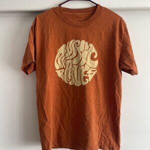 Rustic Orange Graphic T-Shirt